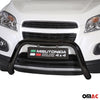 Bull Barra Frontal para Chevrolet Trax 2013-2016 Negro Brillante Acero