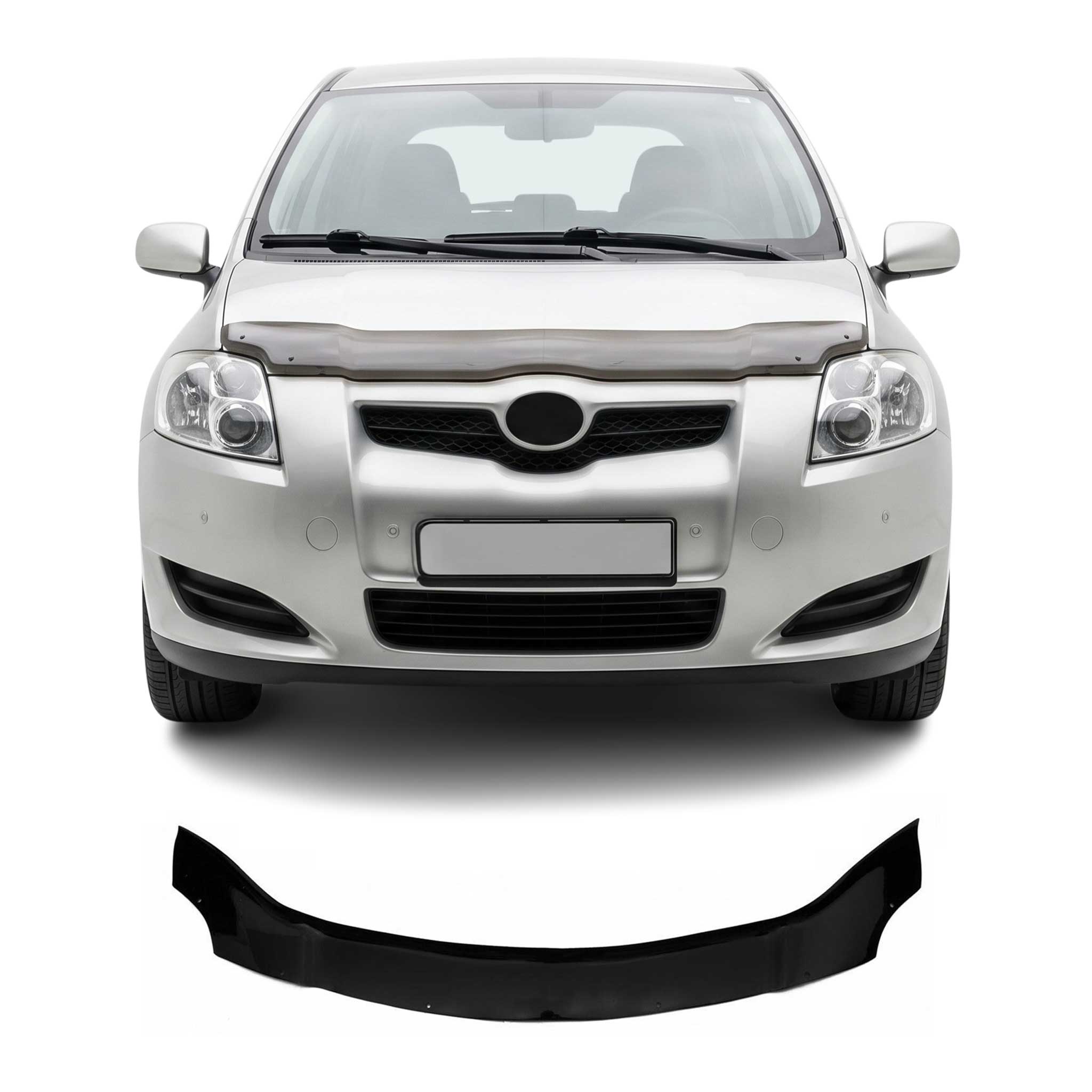 Deflector de Capó para Toyota Auris 2006-2010 Oscuro Brillante Acrílico