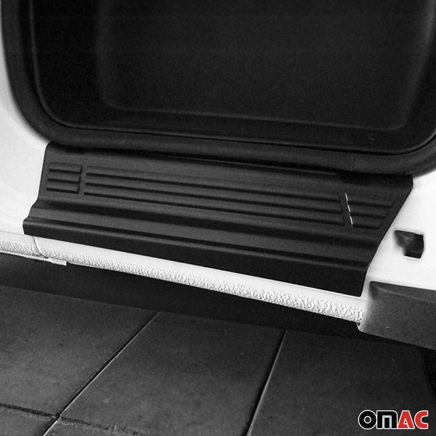 Placa del coche Umbral Cubierta para Fiat Ducato Jumper Boxer 2006-25 Negro Mate