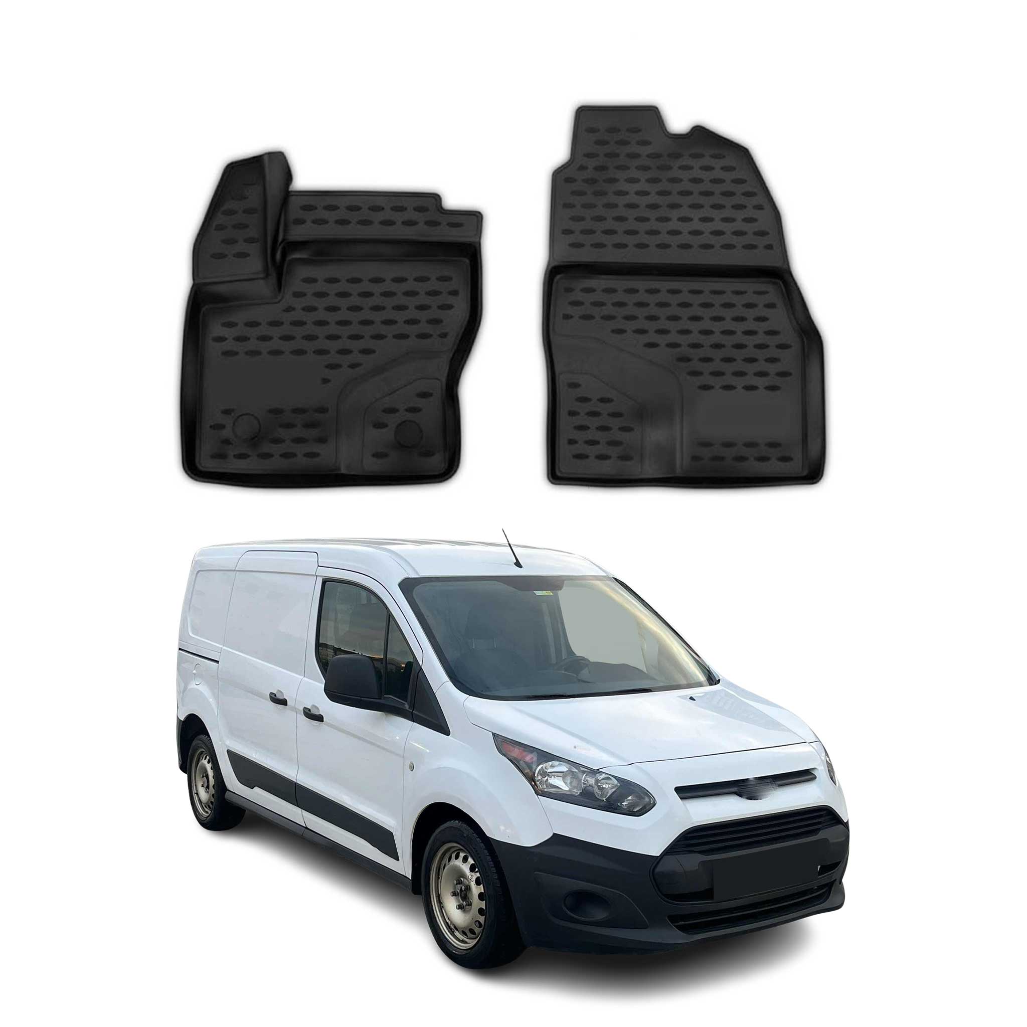 OMAC Alfombrillas De Coche para Ford Transit Tourneo Connect 2013-2024 TPE 2x
