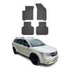 OMAC Alfombrillas De Coche para Dodge Journey 2008-2020 Negro Goma 4Pza