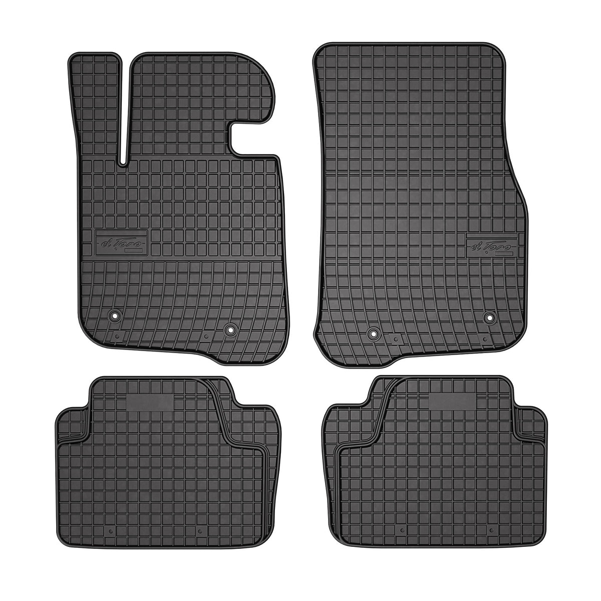 OMAC Alfombrillas Coche para BMW Serie 4 F33 F36 Cabrio Gran Cupé 2013-2021 Goma
