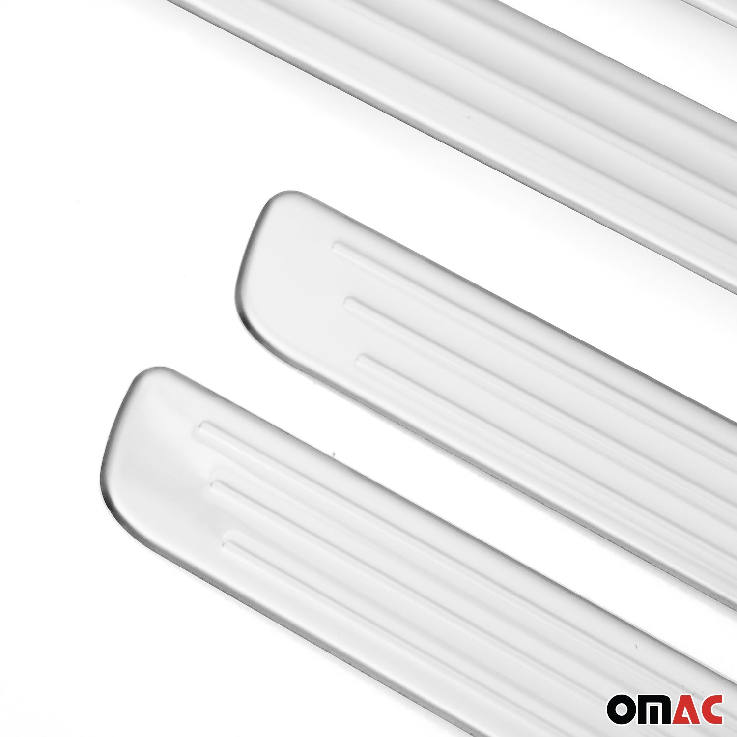 Interior Placa del coche Umbral Cubierta para VW Passat B8 2014-2025 Plata 4x