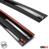 Deflectores de Aire de Viento para VW Transporter T5 2003-2015 Oscuro Acrílico