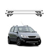 Menabo Barras de Techo Baca para Hyundai Getz TB 2006-2011 Gris Aluminio 2Pza
