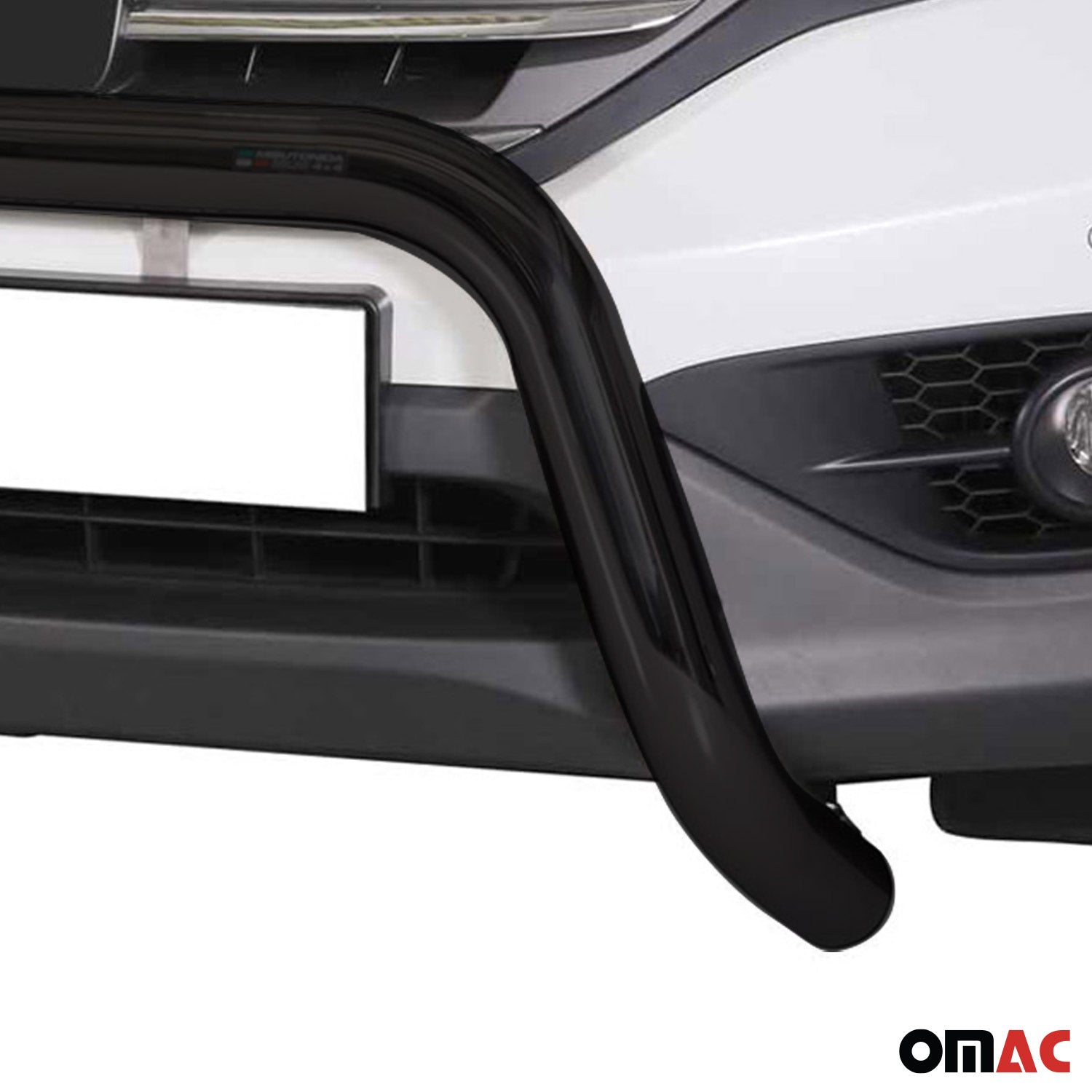 Bull Barra Frontal para Honda CR-V 2012-2015 Negro Brillante Acero
