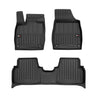 OMAC Premium Alfombrillas De Coche para VW ID.3 2019-2024 Negro TPE Goma 3Pza