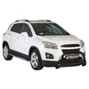 Bull Barra Frontal para Chevrolet Trax 2013-2016 Negro Brillante Acero 1Pza