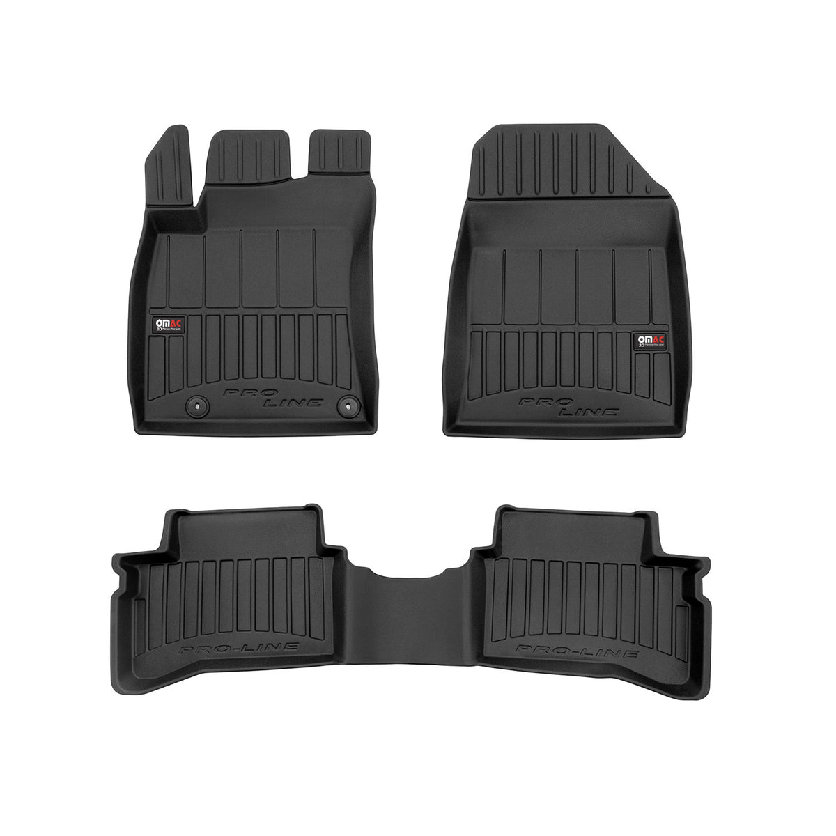 OMAC Premium Alfombrillas De Coche para Kia XCeed Hybrid 2019-2024 TPE Goma 3x