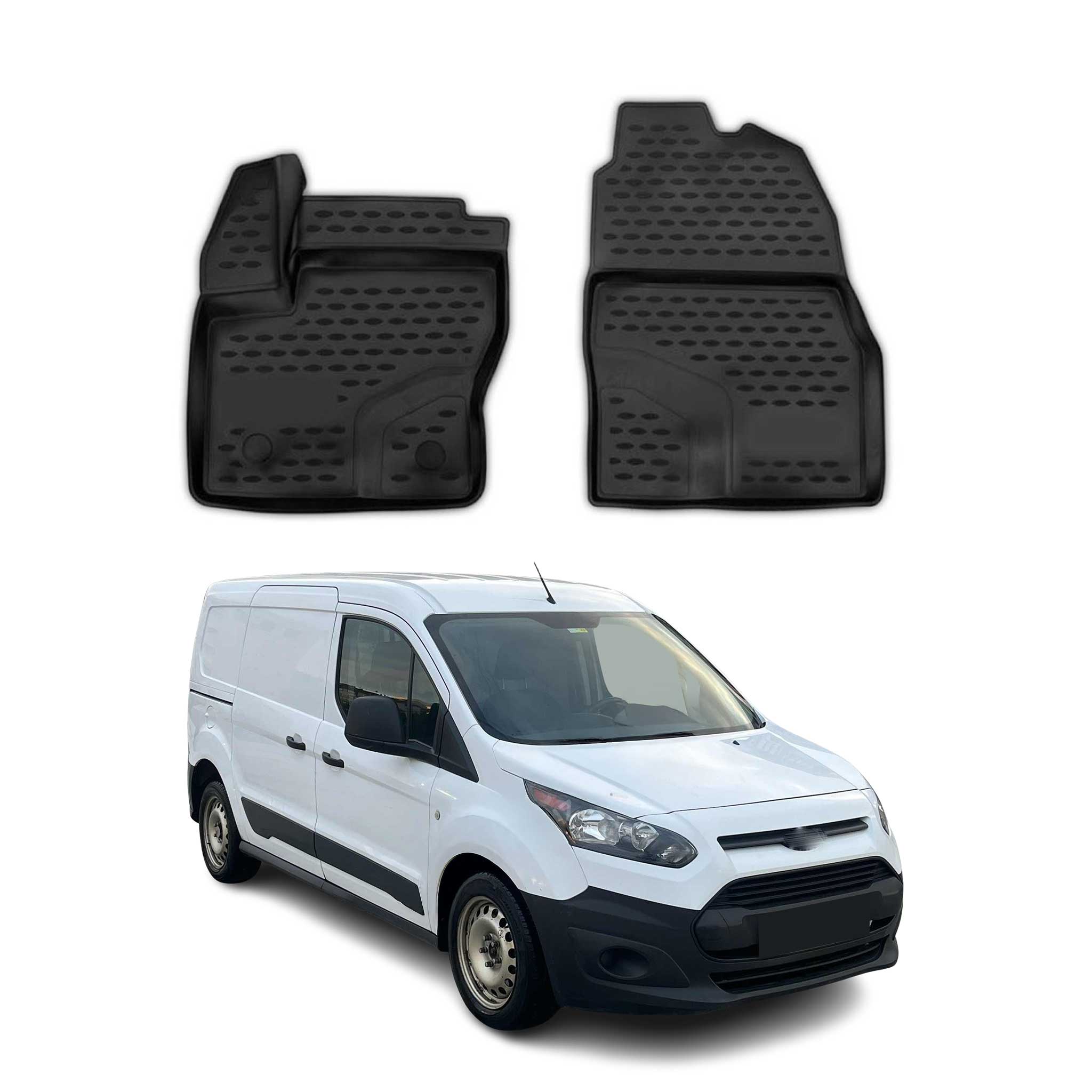 OMAC Alfombrillas De Coche para Ford Grand Tourneo Courier 2014-2024 TPE 2x