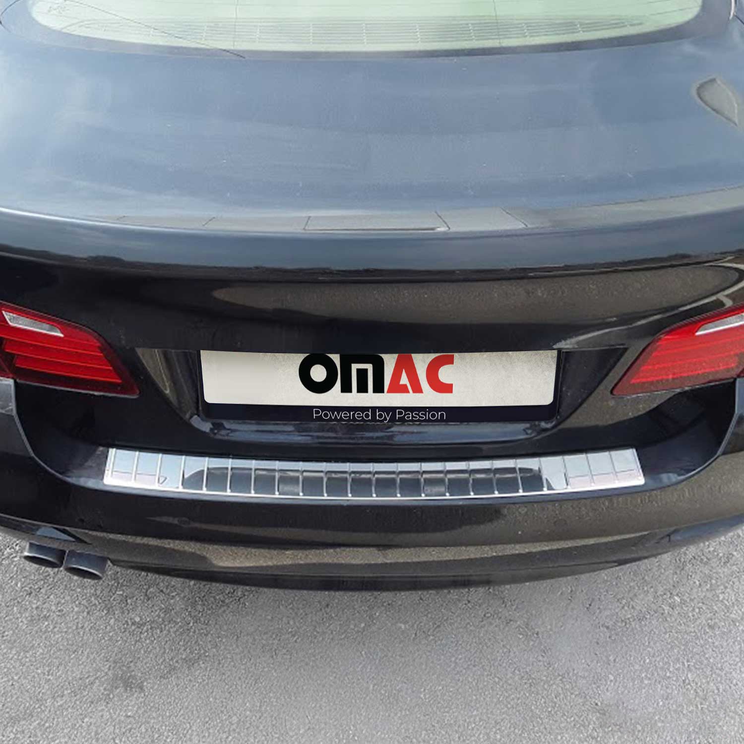 Protector Parachoques para BMW Serie 5 F11 Touring 2009-2017 Plata Acero