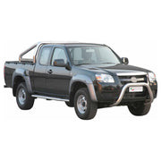 Bull Barra Frontal para Mazda BT-50 2006-2012 Plata Brillante Acero