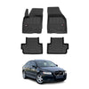 OMAC Premium Alfombrillas De Coche para Volvo S40 2004-2012 Negro TPE Goma 4Pza