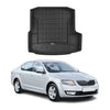 OMAC Premium Bandeja Maletero Alfombrilla para Skoda Octavia 2012-2016 Negro TPE