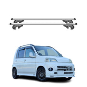 Menabo Barras de Techo Baca para Honda Life 1999-2008 Gris Aluminio 2Pza