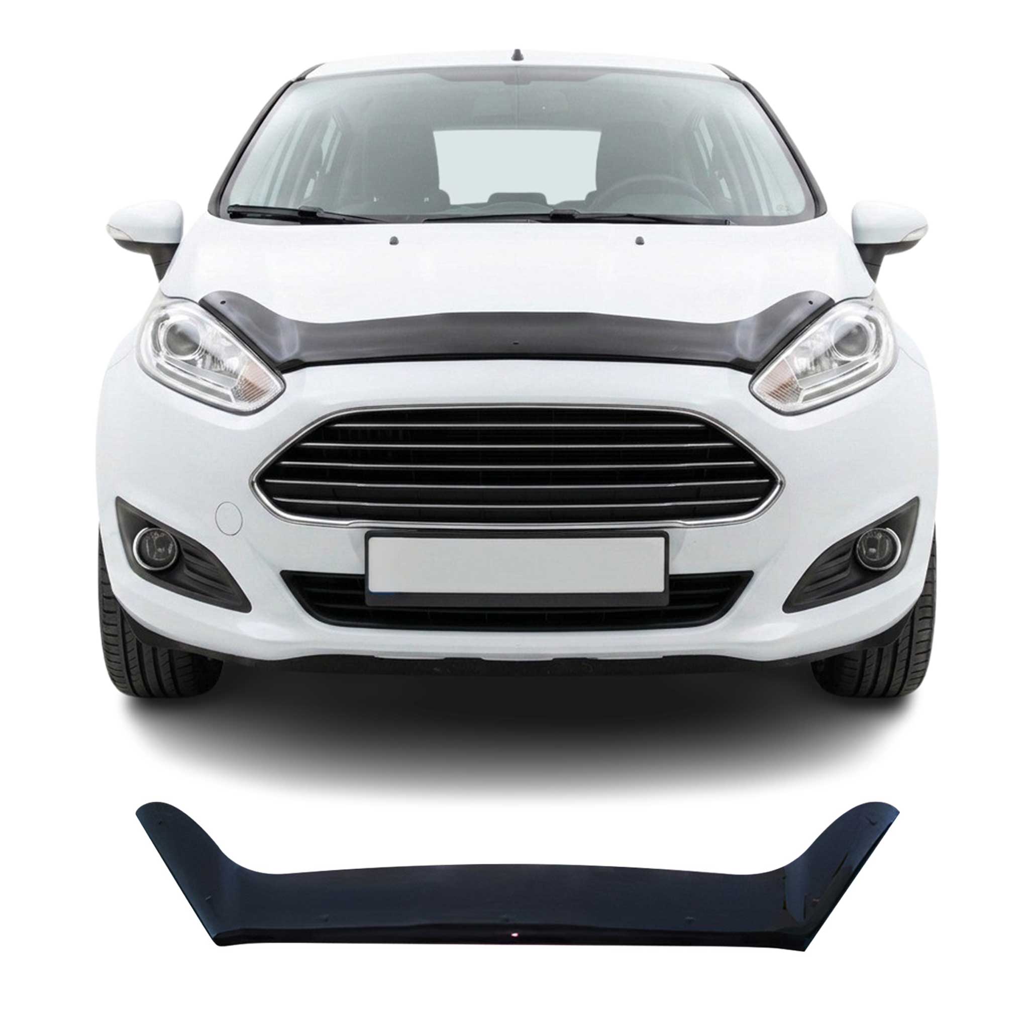 Deflector de Capó para Ford Fiesta 2013-2021 Oscuro Brillante Acrílico
