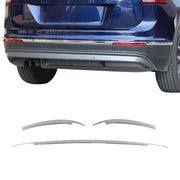 Embellecedor de Portón Trasero para VW Tiguan 2016-2020 Plata Brillante Acero 3x