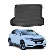 OMAC Bandeja Maletero Alfombrilla para Honda HR-V 2015-2021 Negro Goma TPE 1Pza