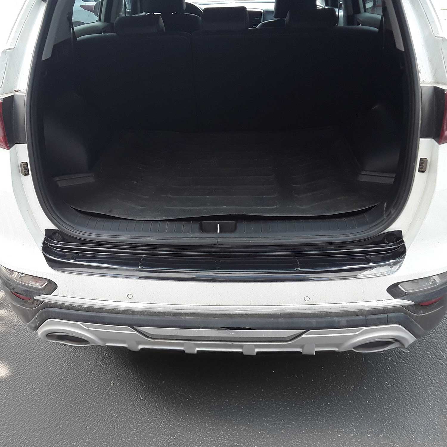 Protector Parachoques para Kia Sportage IV 2018-2021 Negro Brillante Acrílica
