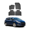 OMAC Alfombrillas De Coche para Ford S-Max 2015-2024 Negro Goma 4Pza