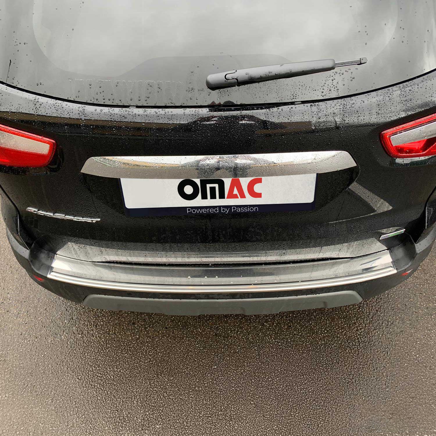 Protector Parachoques para Ford Ecosport 2017-2024 Plata Brillante Acero