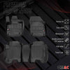 OMAC Premium Alfombrillas Coche para Honda Civic Hatchback Tourer 2012-2016 TPE