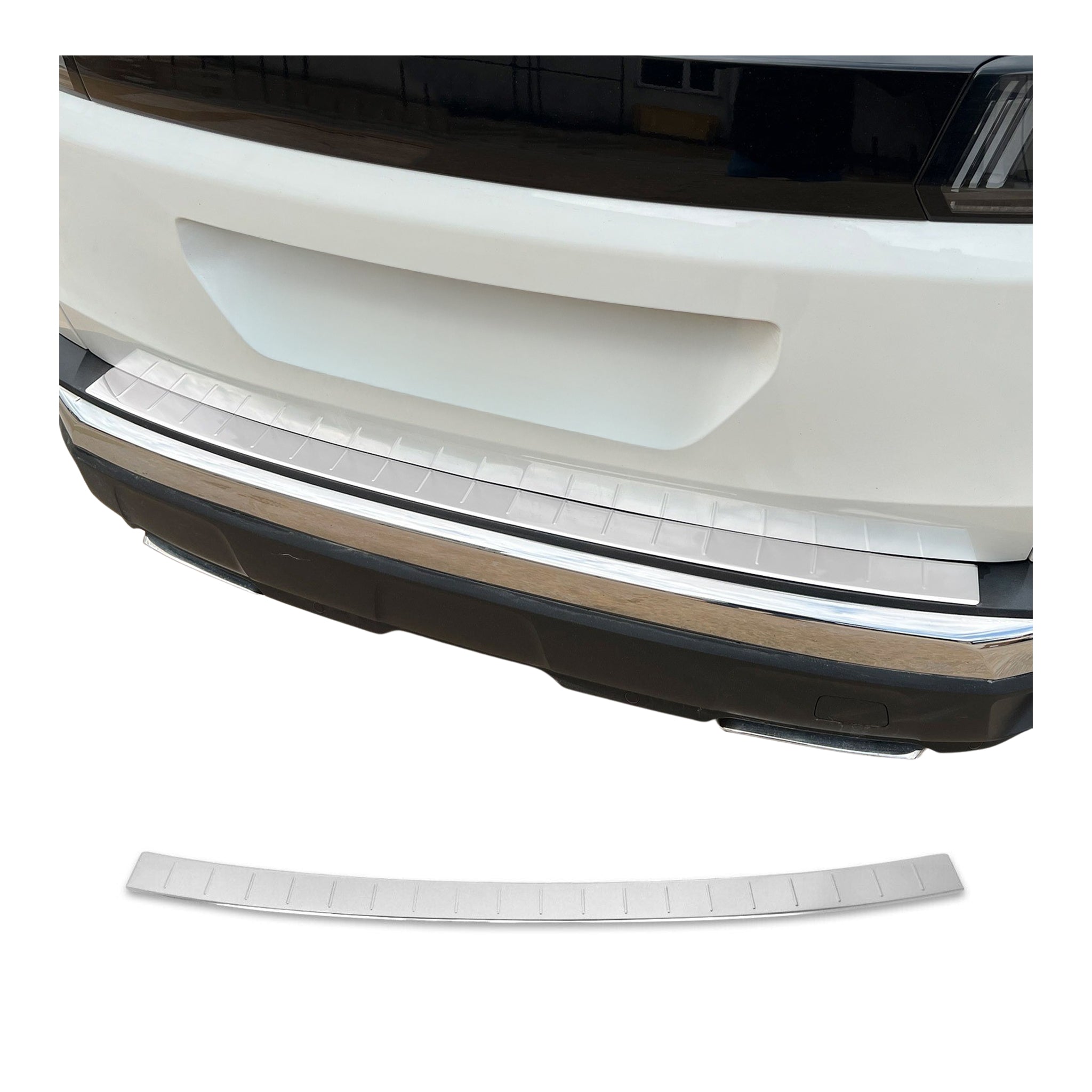 Protector Parachoques para Peugeot 3008 2016-2025 Plata Brillante Acero