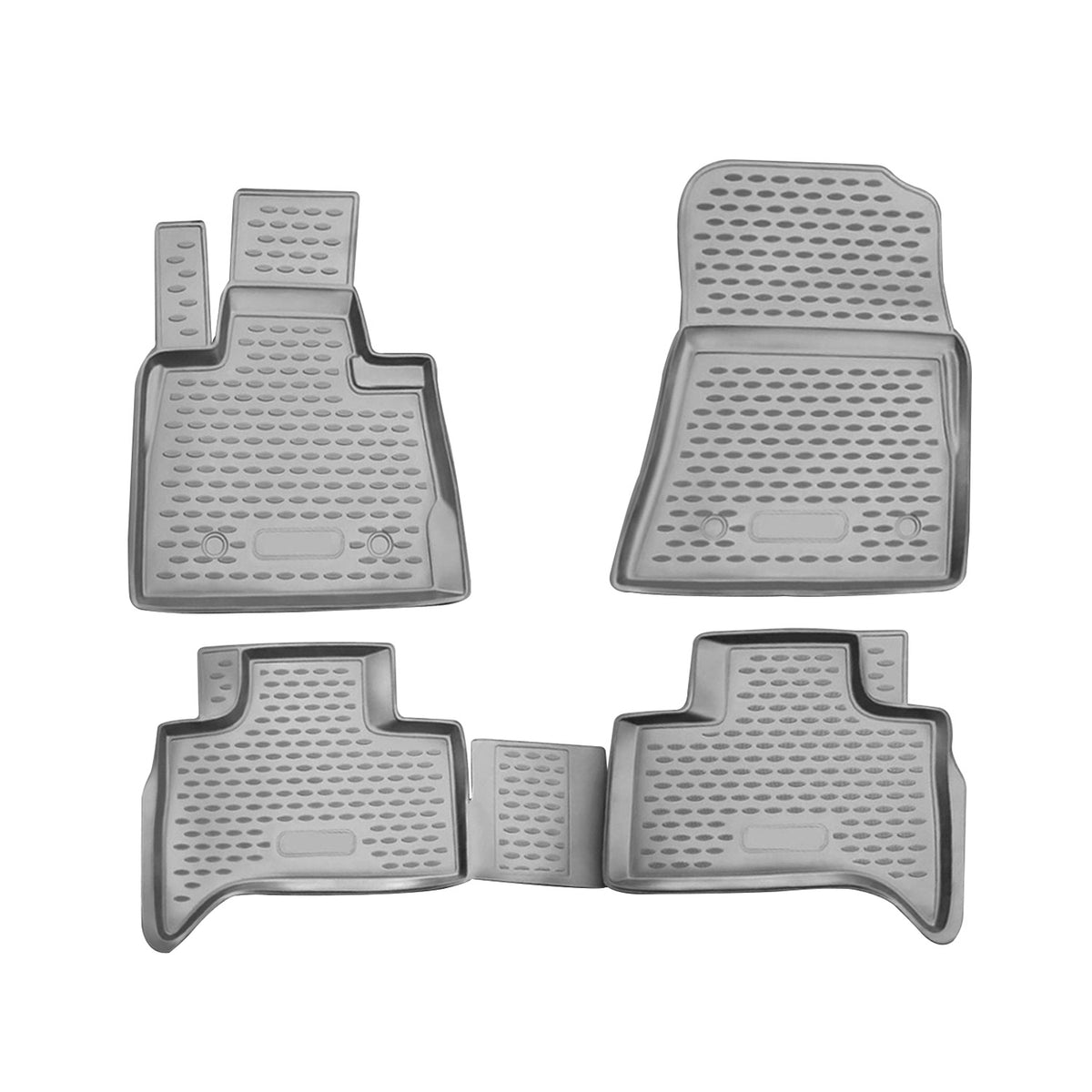 OMAC Alfombrillas De Coche para BMW X5 E53 1999-2006 Gris Goma TPE 4Pza