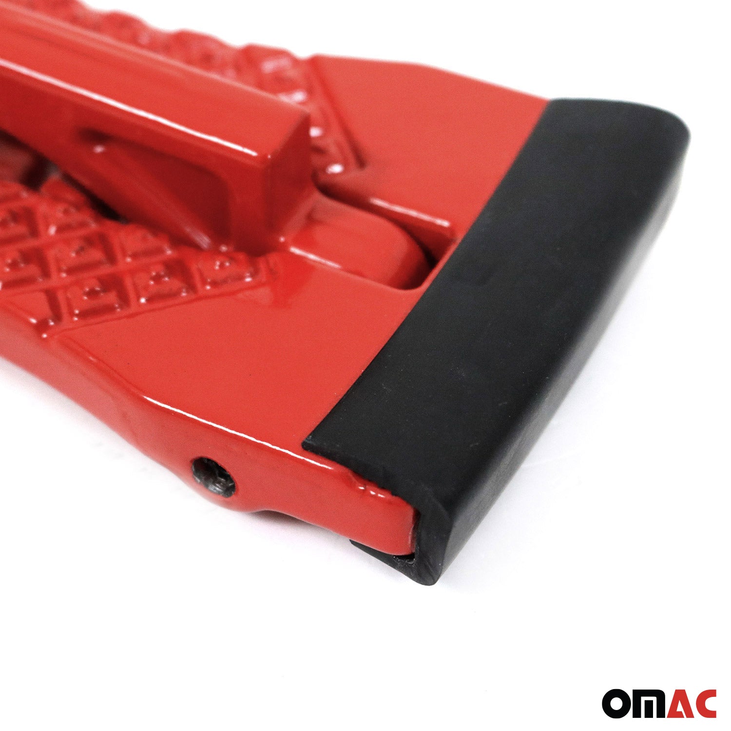 Bloqueo de Puerta Lateral Paso Universal Rojo Brillante Aluminio