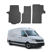 OMAC Alfombrillas De Coche para MAN TGE 2017-2021 Negro Goma 3Pza