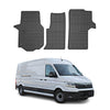 OMAC Alfombrillas De Coche para MAN TGE 2017-2021 Negro Goma 3Pza