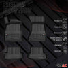 OMAC Premium Alfombrillas De Coche para Audi A5 F5 Cupé Cabriolé 2016-2024 4Pza