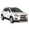 Par de Estribos Barras Laterales para Chevrolet Trax 2013-2016 Negro Acero