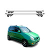 Menabo Barras de Techo Baca para Hyundai Atos 1997-2008 Gris Aluminio 2Pza
