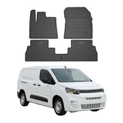 OMAC Alfombrillas De Coche para Opel Combo 2019-2026 Negro Goma 4Pza
