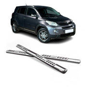 Par de Estribos Barras Laterales para Toyota Urban Cruiser 2008-2016 Plata Acero