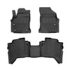 OMAC Premium Alfombrillas De Coche para Toyota Hilux 2015-2024 Negro TPE Goma 3x