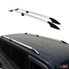 Rieles de Techo Coche para Mercedes Vito W639 W447 2003-2025 Largo L2 Plata Alu