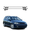 Menabo Barras de Techo Baca para Opel Astra Sportourer 1998-2004 Gris Alu 2Pza