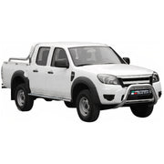 Estribos Barras Laterales para Ford Ranger Double Cab 2009-2011 Plata Acero