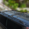 Rieles & Barras de Techo Coche para Renault Kangoo 1997-2008 Negro Aluminio 4Pza