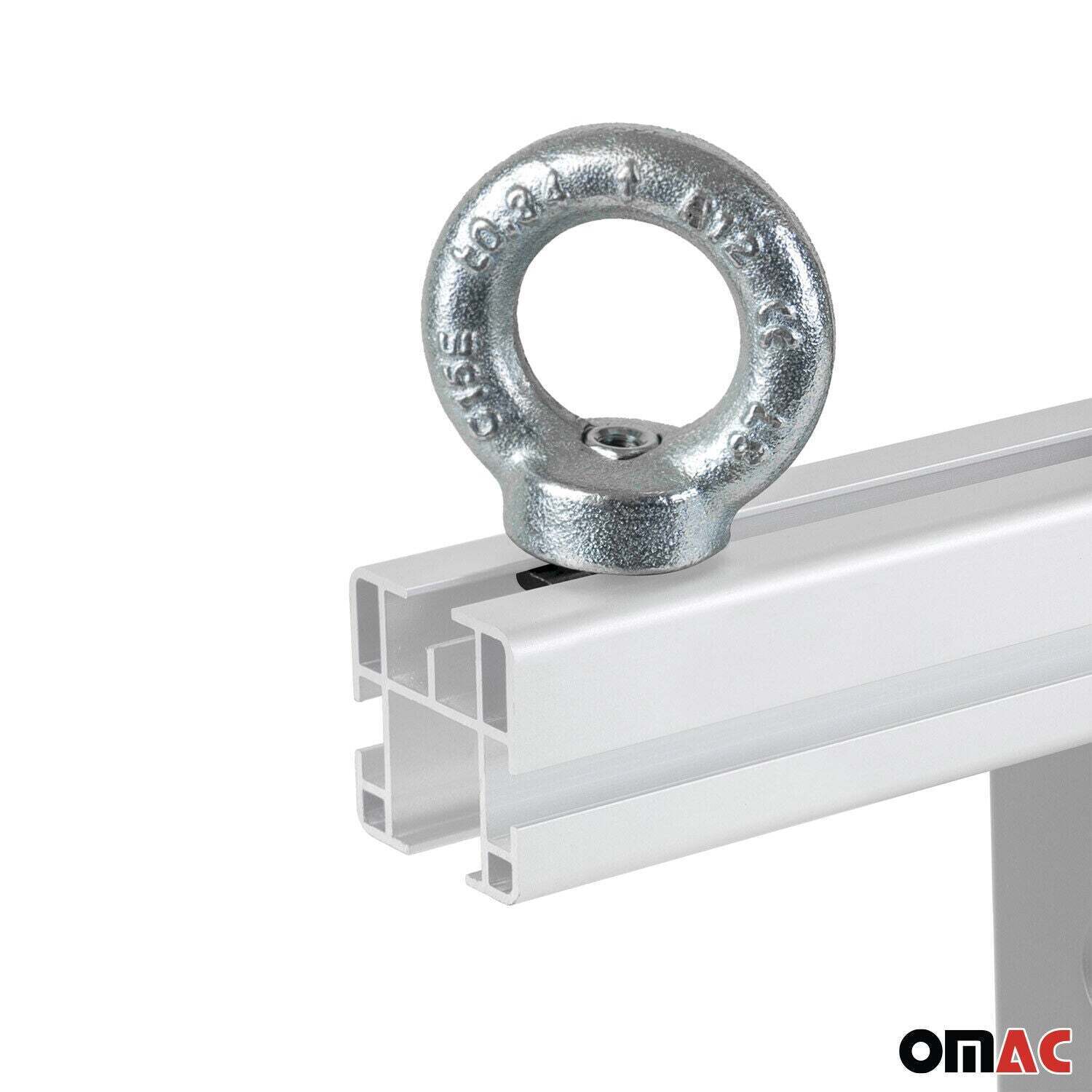 Menabo Anilla de carga para Automóvil Universal Plata Metal