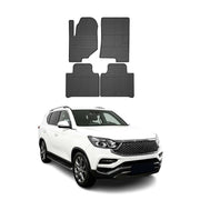 OMAC Alfombrillas De Coche para Ssangyong Rexton 2012-2017 Negro Goma TPE 4Pza
