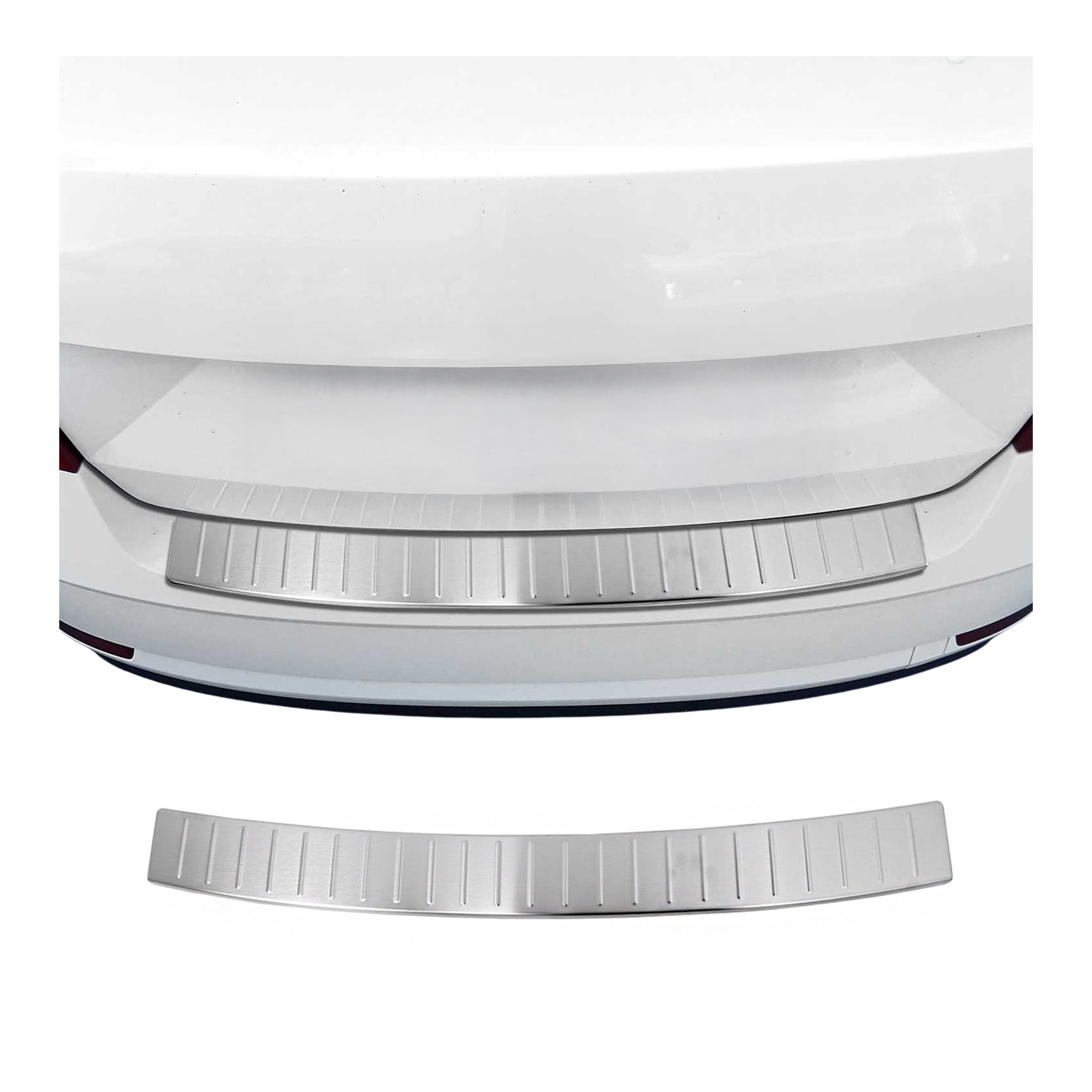 Protector Parachoques para Skoda Octavia 2013-2019 Familiar Acero cepillado