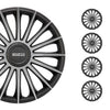 Sparco Treviso Tapacubos 14 Pulgadas Universal Negro Plata ABS Plástico