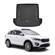 OMAC Premium Bandeja Maletero Alfombrilla para Kia Sorento 2015-2025 Negro TPE
