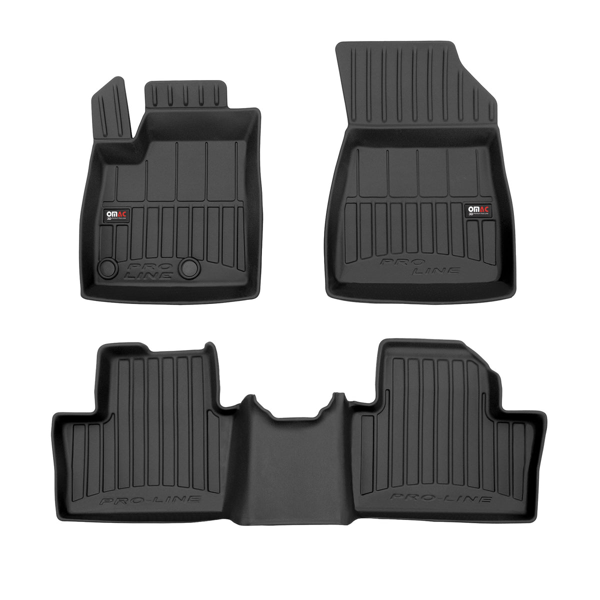 OMAC Premium Alfombrillas De Coche para Renault Austral RHN 2022-2024 Goma 3x