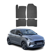 OMAC Alfombrillas De Coche para Hyundai i10 2020-2026 Negro Goma 4Pza