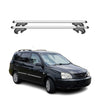 Menabo Barras de Techo Baca para Kia Carens RS 1999-2006 Gris Aluminio 2Pza