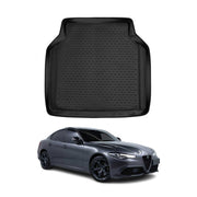 OMAC Bandeja Maletero Alfombrilla para Alfa Romeo Giulia 2015-2025 Negro TPE